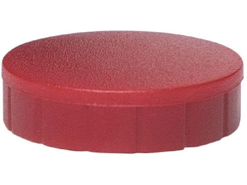 Maul | Magnete solid, 10 Stk | Ø 24 mm, rot