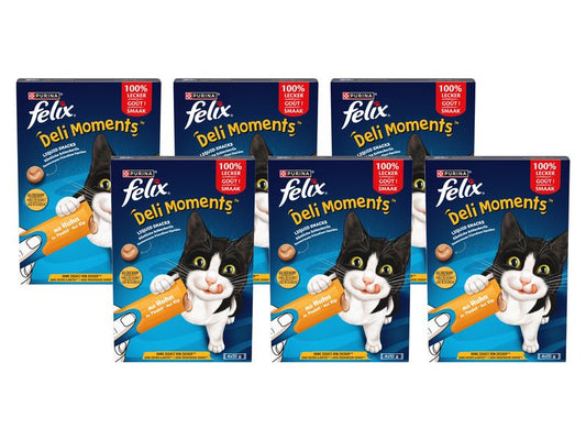 Felix | Deli Moments Huhn 6x 4x10g KIT | 240 g