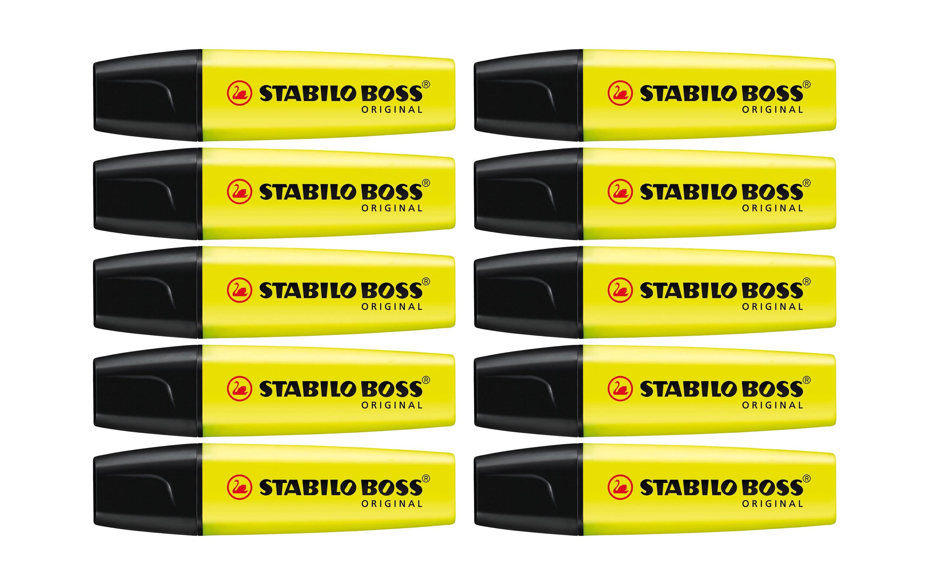 STABILO, Textmarker Boss Original 10 Stück,