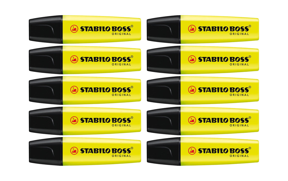 STABILO, Textmarker Boss Original 10 Stück,
