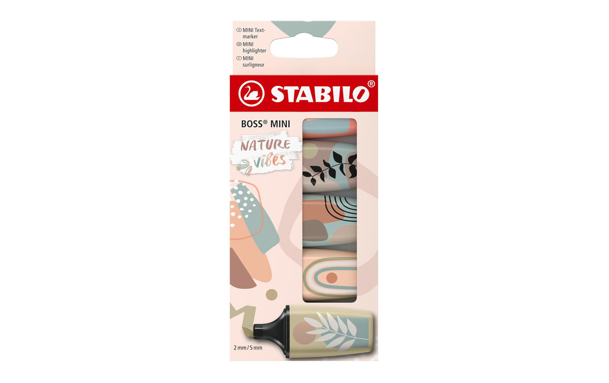 Stabilo BOSS MINI Naturevibes 5er Etui