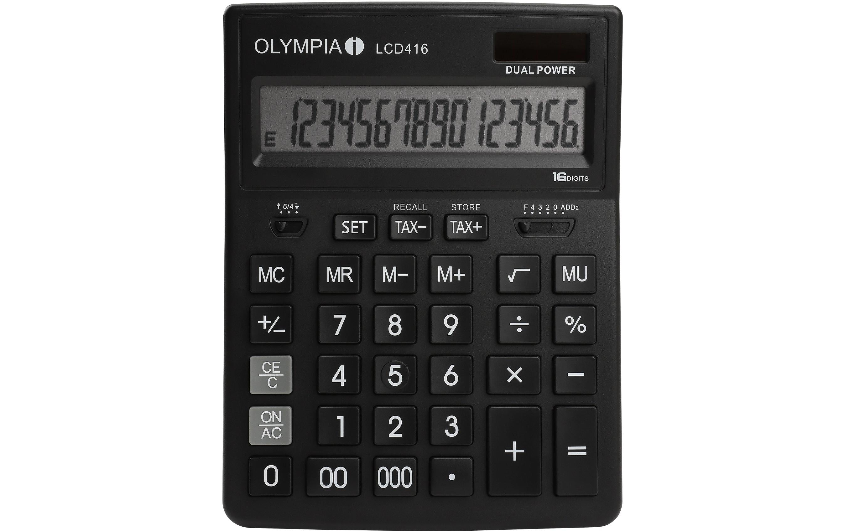 Olympia Tischrechner LCD 416