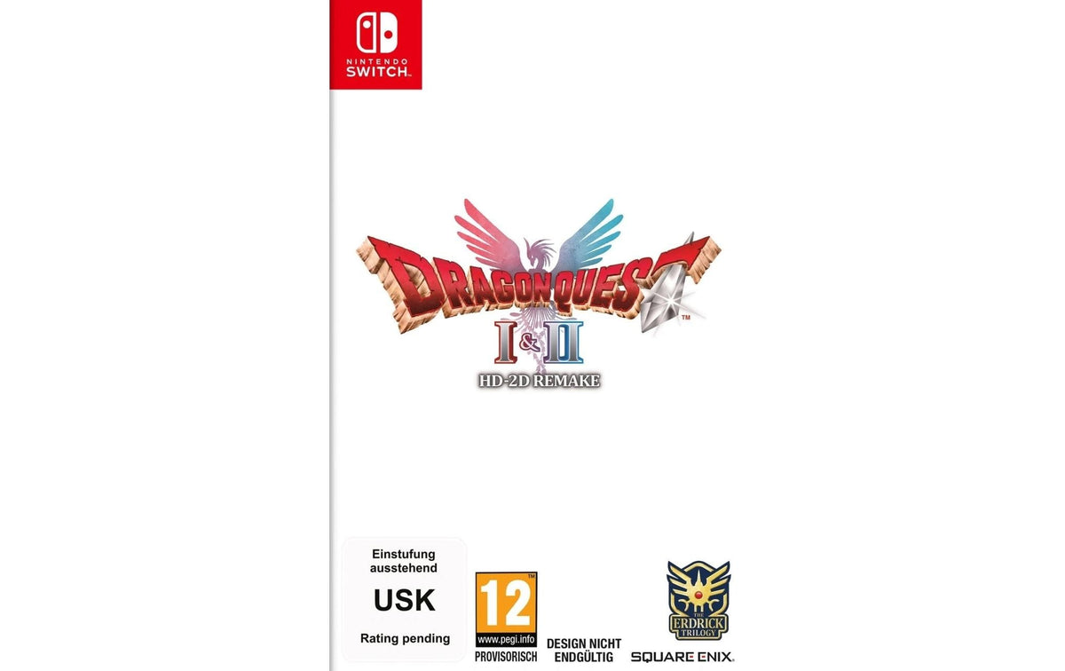 Dragon Quest I + II HD - 2D Remake, Switch