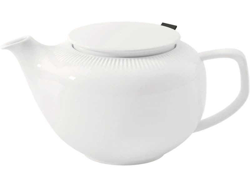 Villeroy & Boch | Afina Teekanne | mit Deckel + Filter, 0.44 Liter, weiss