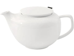 Villeroy & Boch | Afina Teekanne | mit Deckel + Filter, 0.44 Liter, weiss
