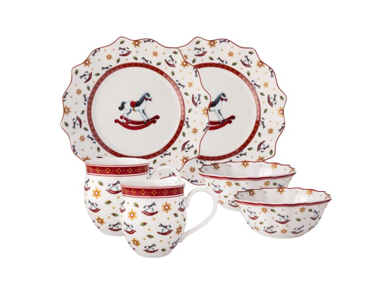 Villeroy & Boch | Toy's Delight Set Schauk.pf | 6 teilig, Frühstückset