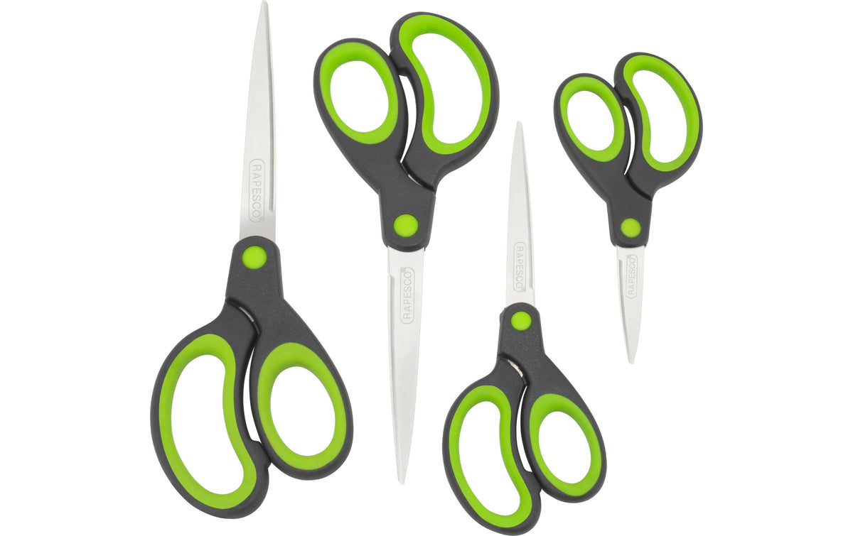 Rapesco Soft Grip Edelstahlscheren 4 Stk.