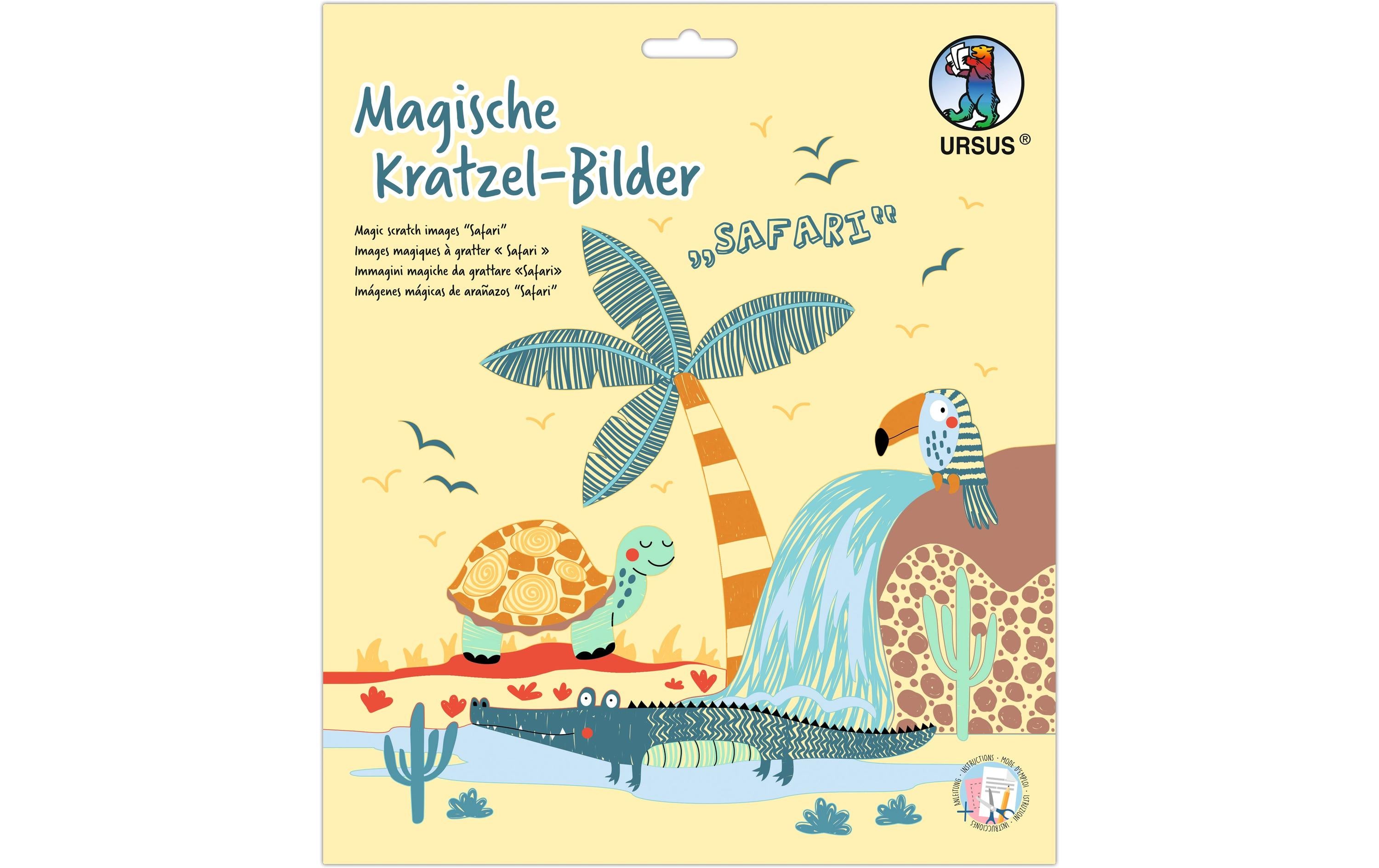 URSUS Bastelset Kratzbilder