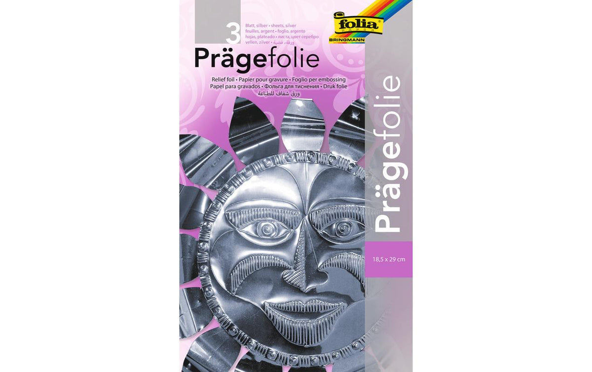 Folia Prägefolie silber