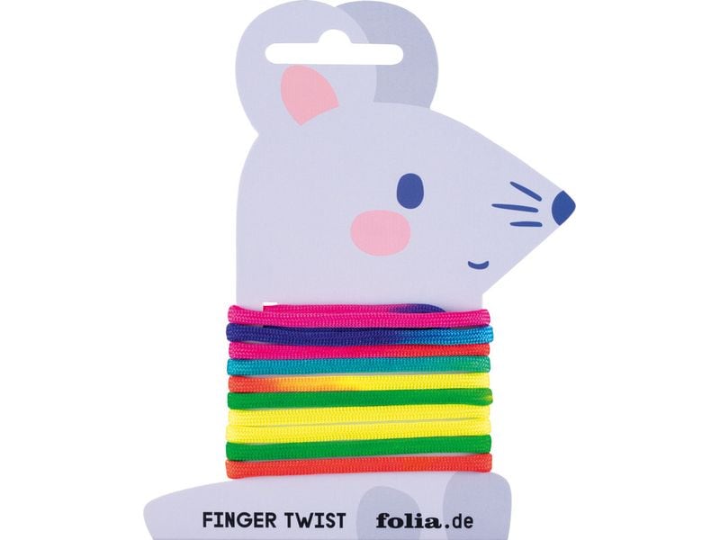 Folia | Finger Twist | 160 cm, regenbogen