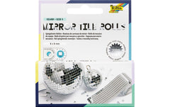 Folia | Sticker-Rolle Spiegelsteine | 5x5mm, 2 Rollen à 4cm x 1m