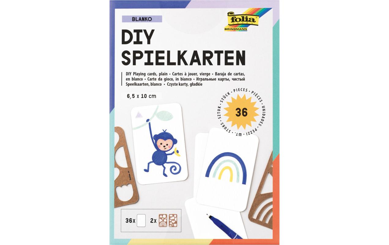 Folia Spielkarten Blanco