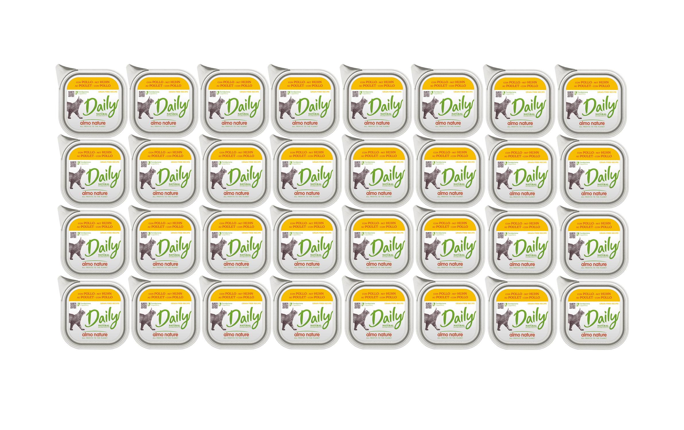Almo Nature Nassfutter Daily Huhn KIT