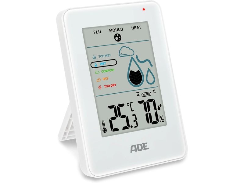 ADE | digitales Thermo-/Hygrometer weiss