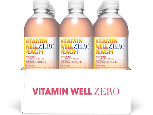 VITAMIN WELL | Zero Peach | 12x0.5L
