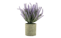 Dekomat Lavendel im Topf 22 cm, grün/lila