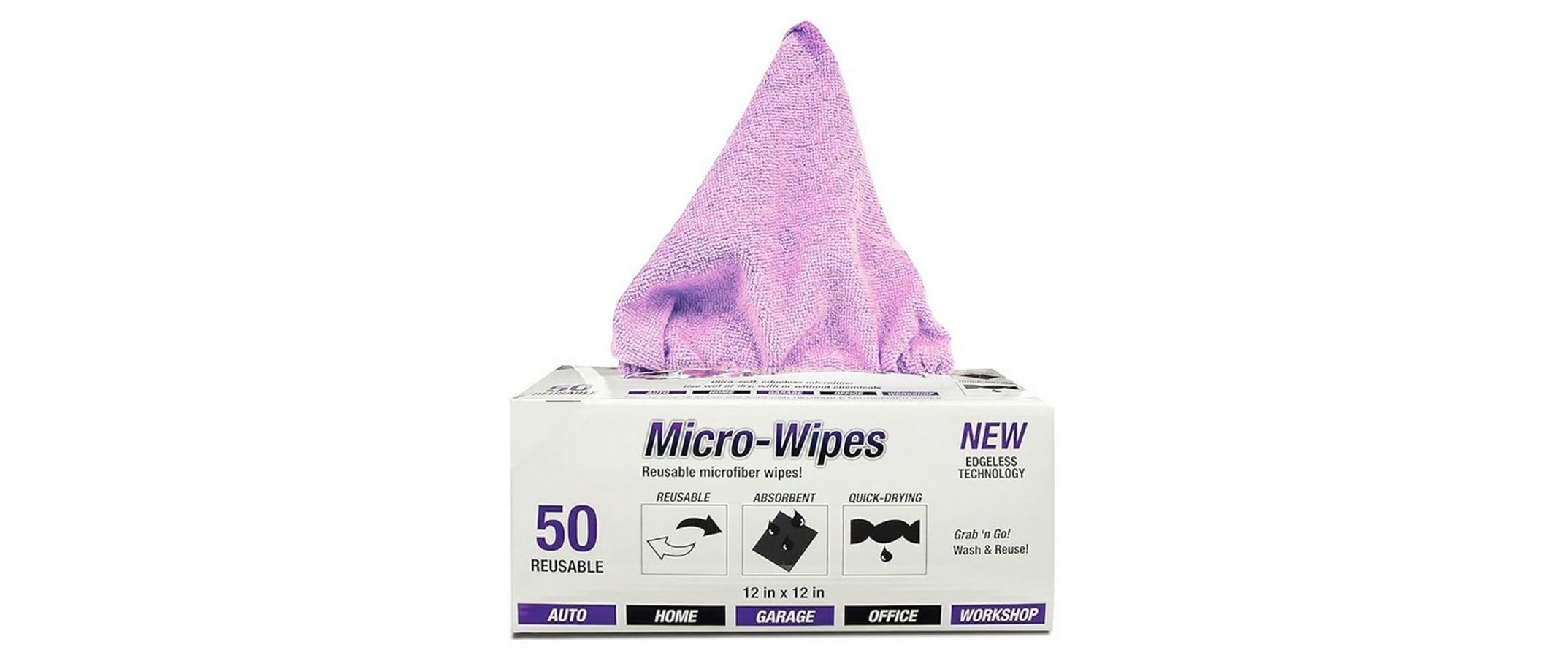 Micro-Wipes Microfasertücher- Box rosa