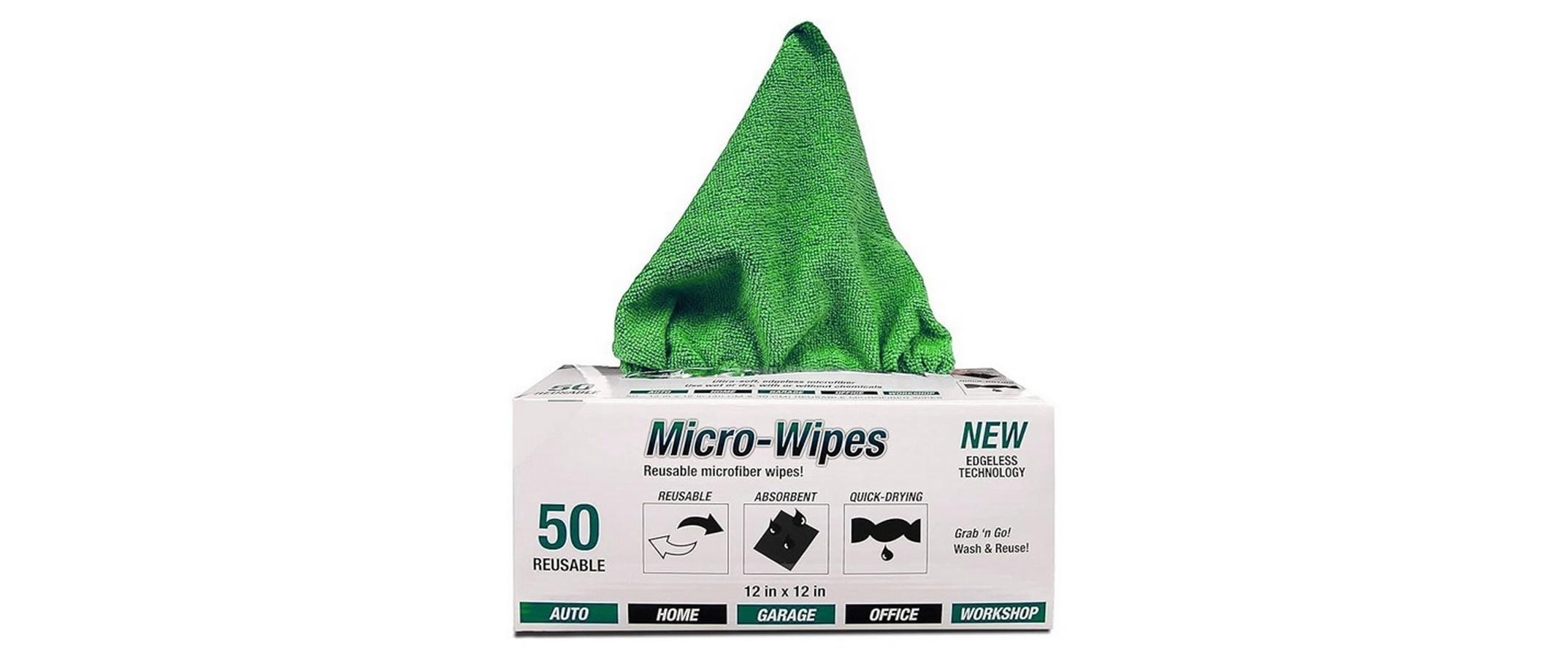 Micro-Wipes Microfasertücher- Box grün