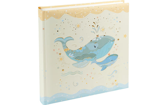 Goldbuch | Babyalbum Blue Whale | Grösse: 25x25 cm, 60 Seiten