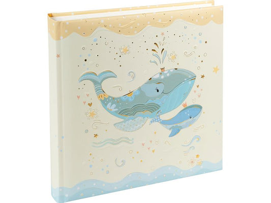 Goldbuch | Babyalbum Blue Whale | Grösse: 25x25 cm, 60 Seiten