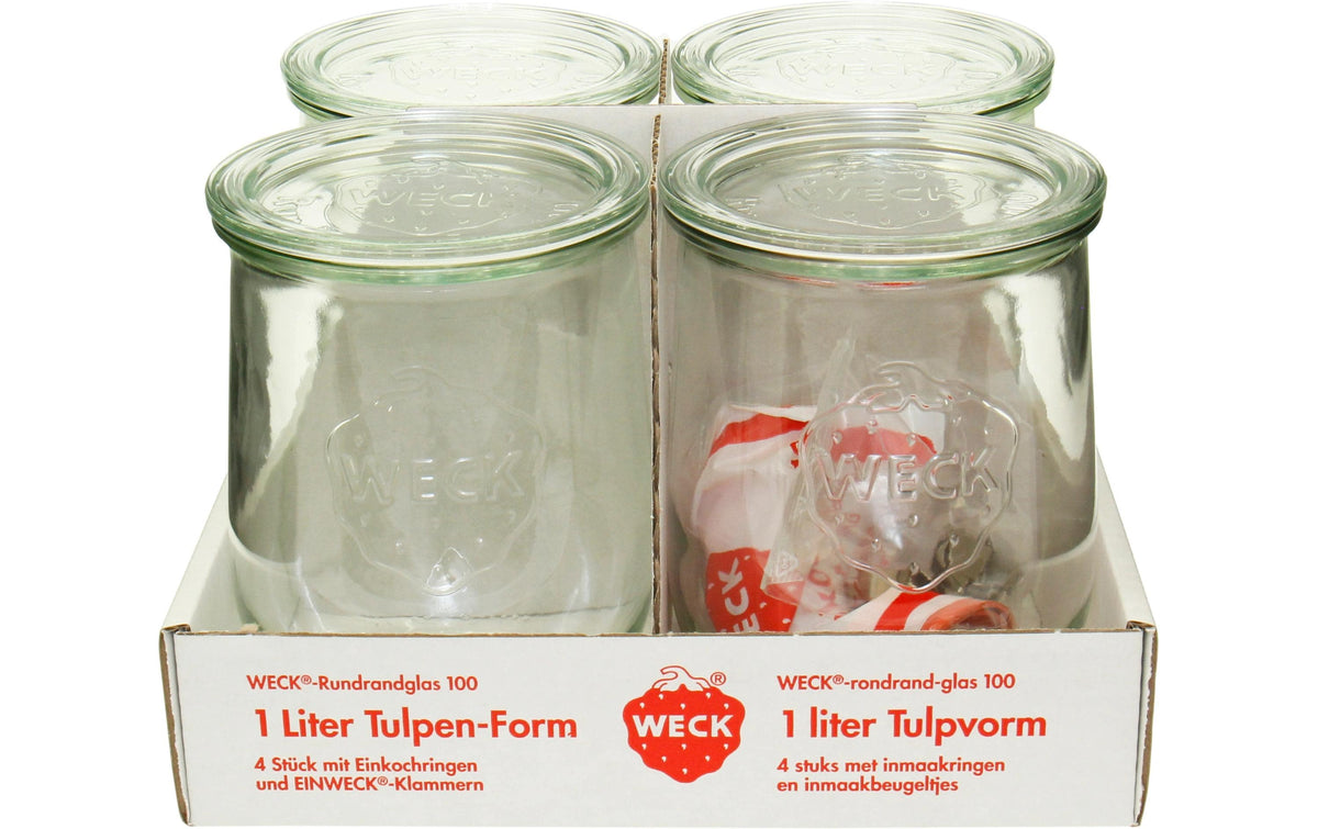 Weck 1000 ml 1 Set Weck-Gläser #745