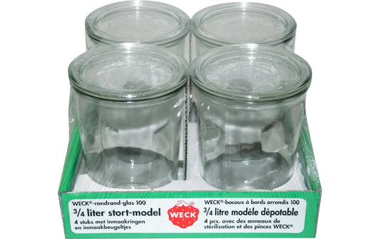 Weck 850 ml 1 Set  Weck-Gläser #743