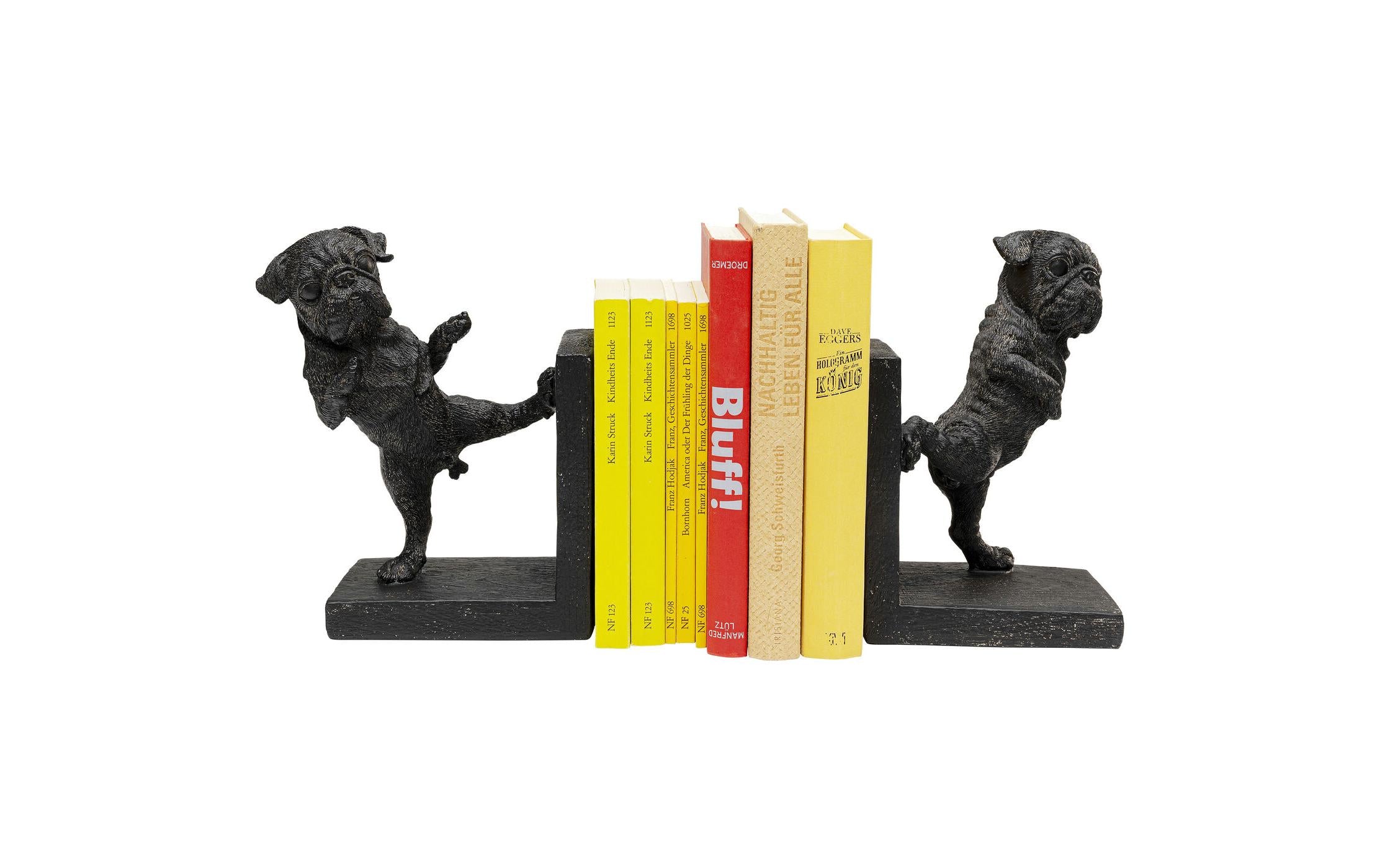 Kare Buchstütze Dancing Dogs