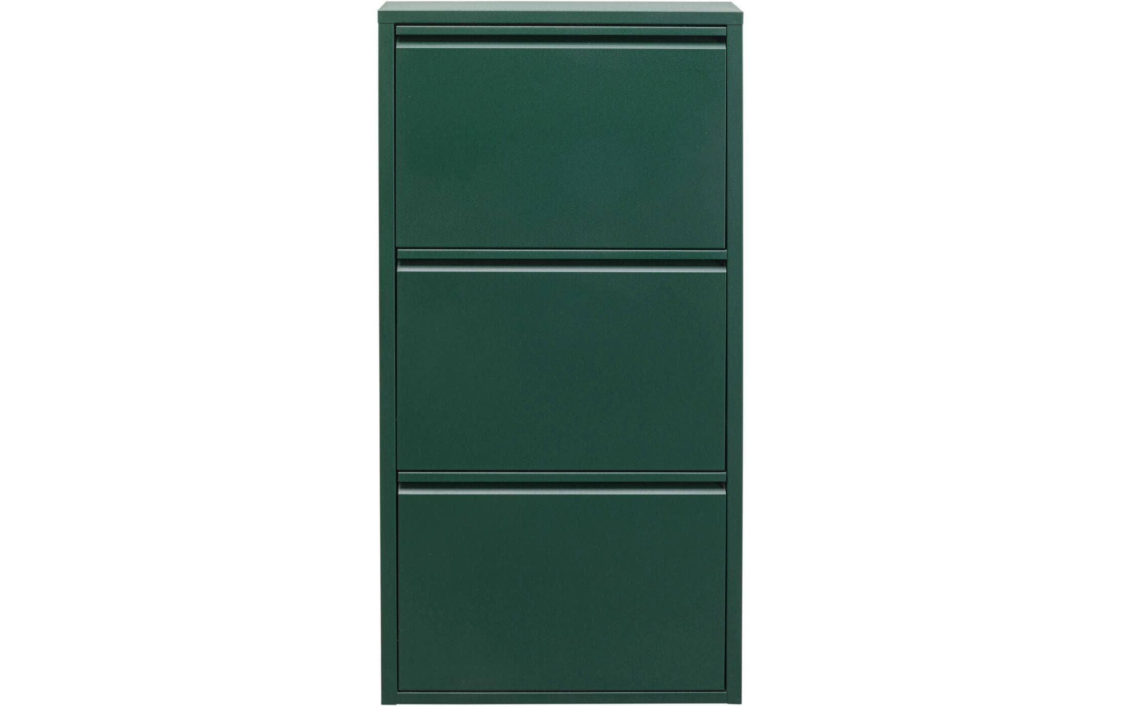 Kare Schuhschrank Caruso 3er, Grün