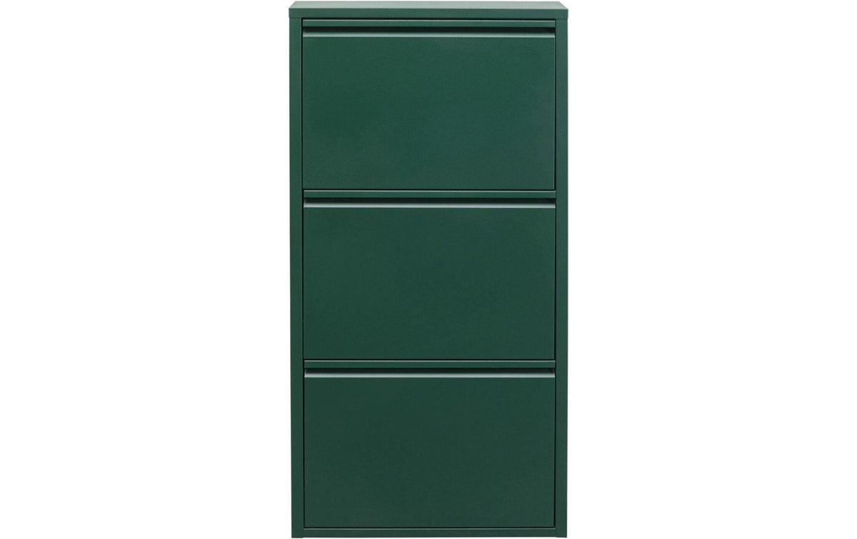Kare Schuhschrank Caruso 3er, Grün