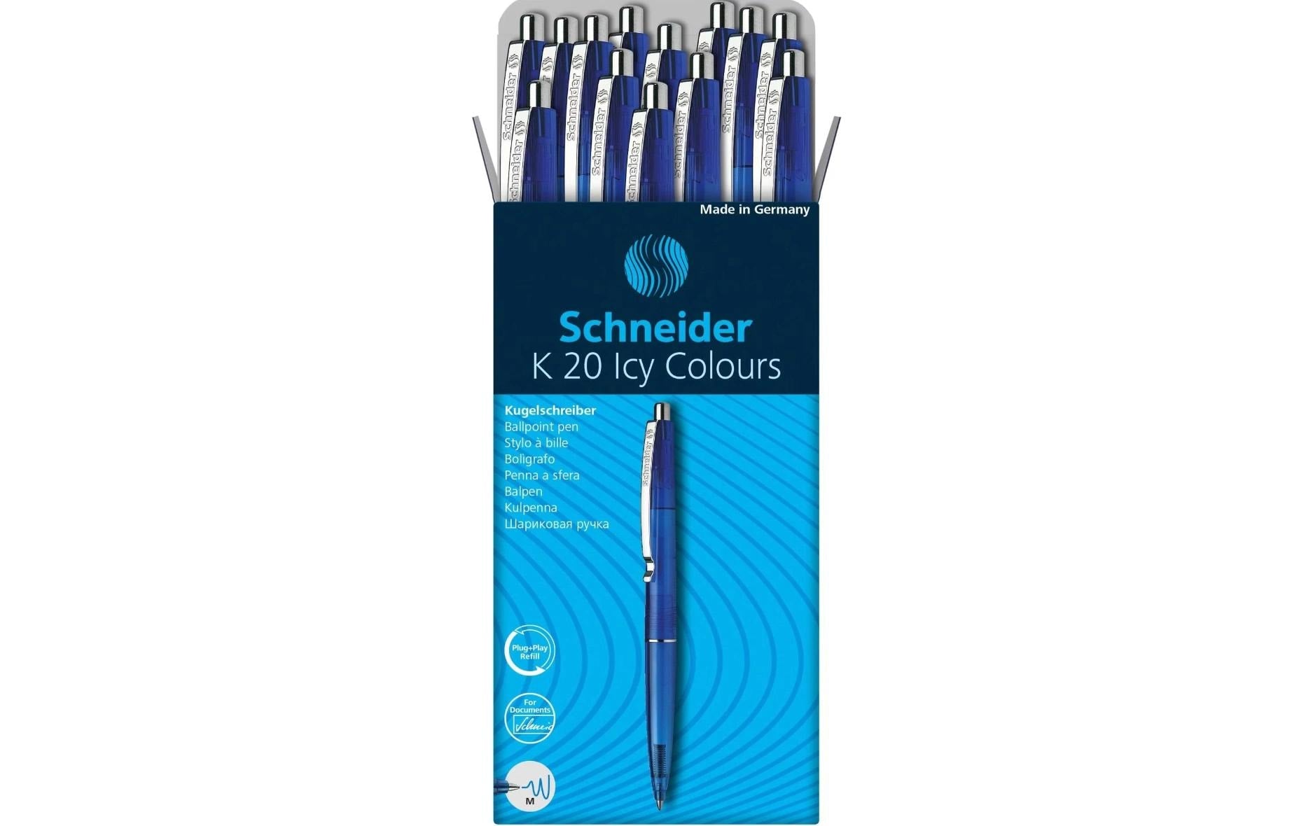 Schneider, Kugelschreiber K20 ICY Blau, 20