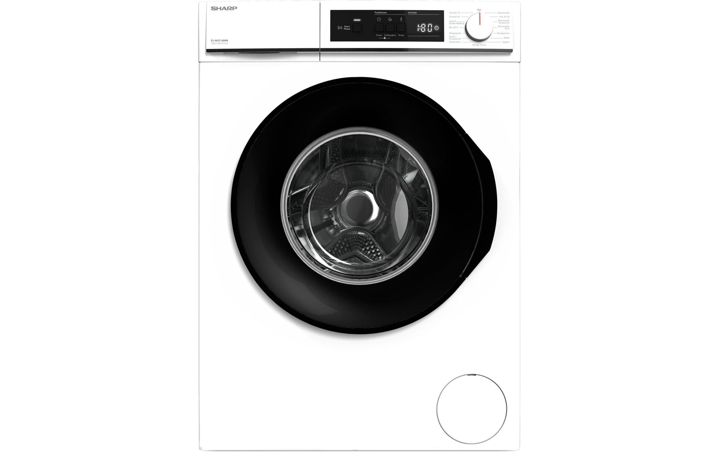 Sharp Waschmaschine ES-NFA714BWB-CH