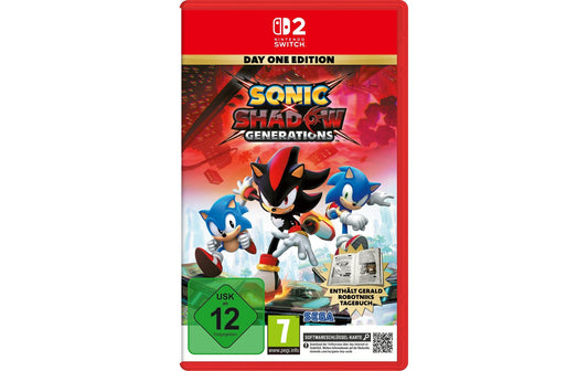 SEGA | Sonic x Shadow Generations DayOne, Switch 2 | Alter: 7+ (Game Key Card)