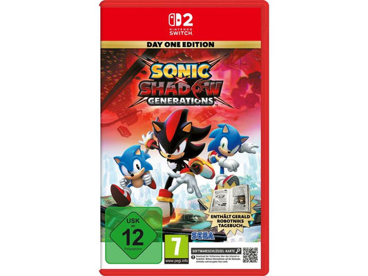 SEGA | Sonic x Shadow Generations DayOne, Switch 2 | Alter: 7+ (Game Key Card)