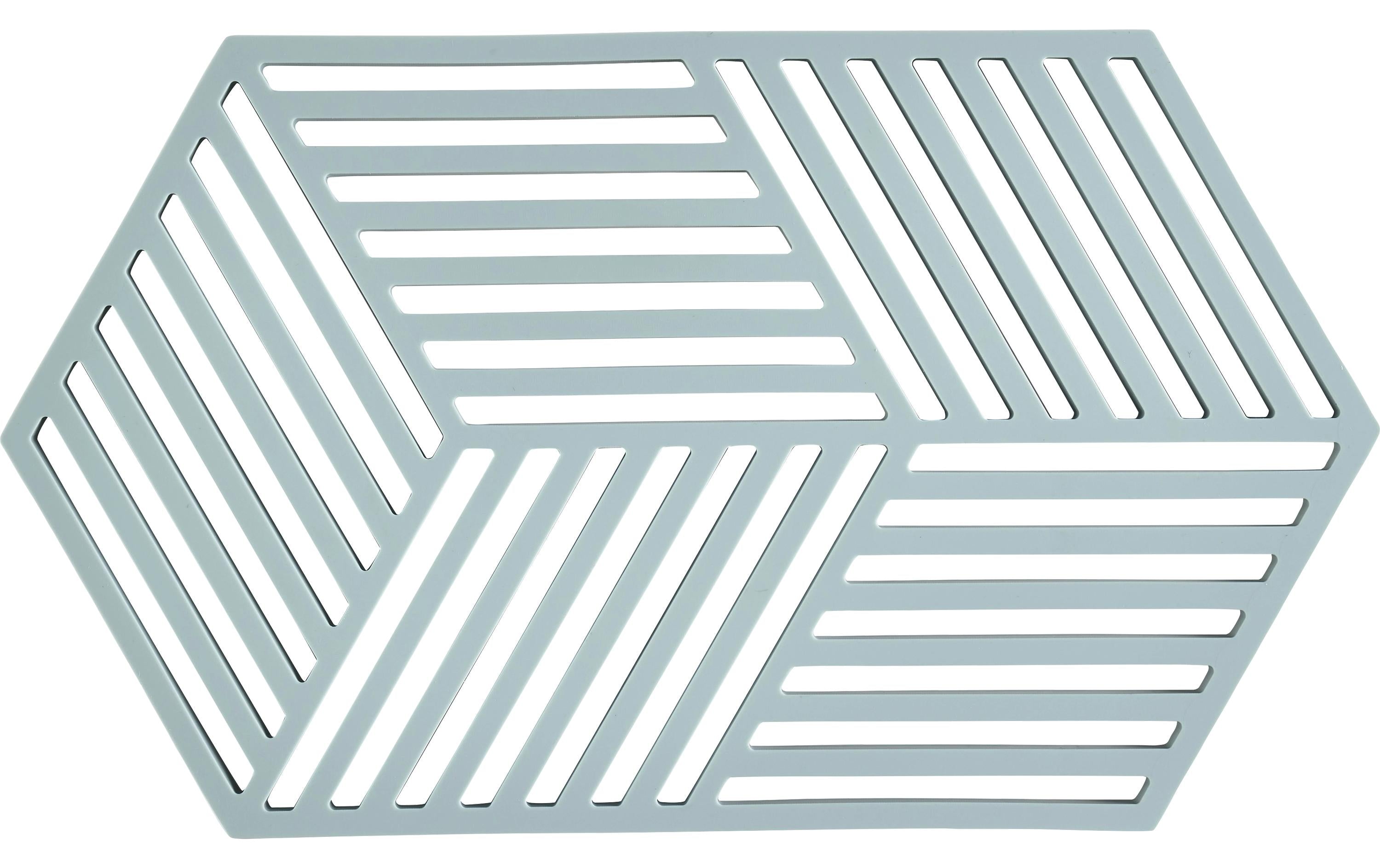 Zone Topfuntersetzer Hexagon, Helblau
