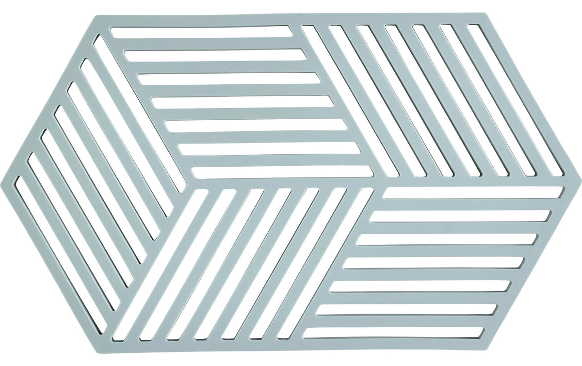 Zone Topfuntersetzer Hexagon, Helblau