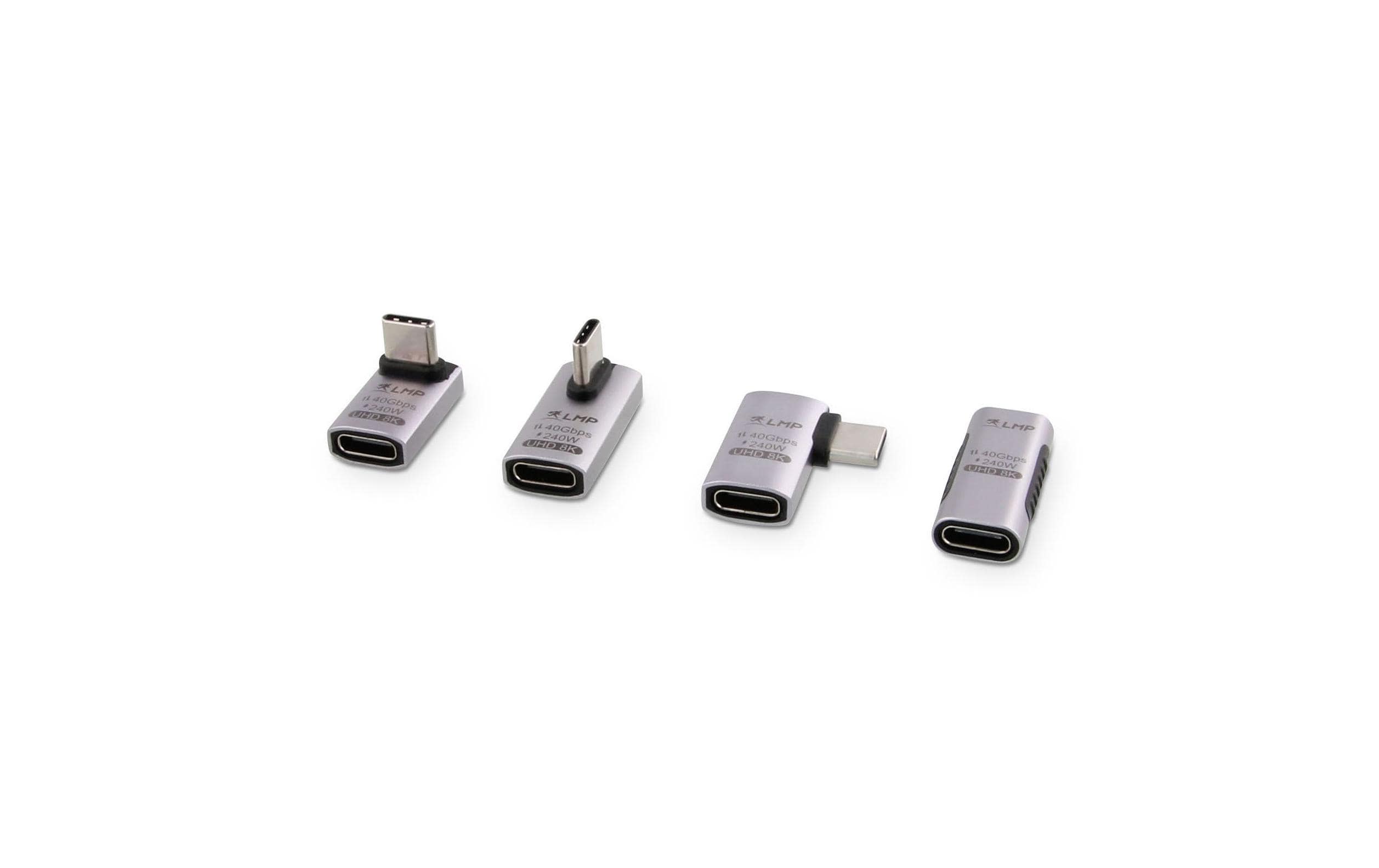 LMP USB4 Winkel-Adapter C-C 3er