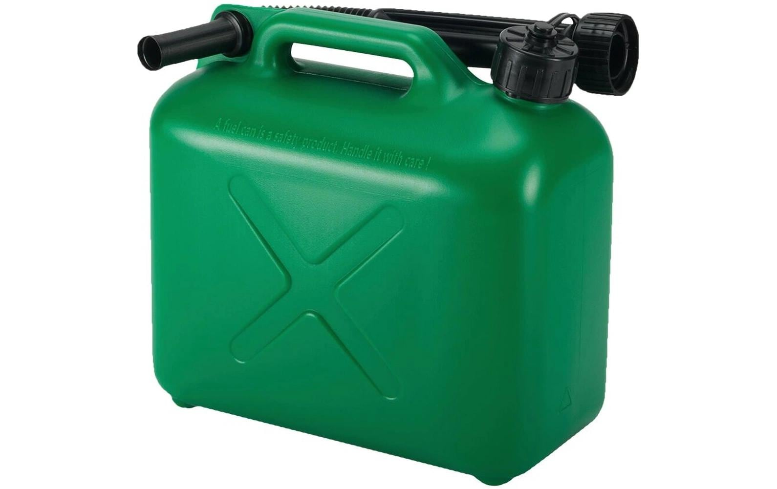 Kunststoff-Benzinkanister, 5 Liter, grün