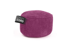 Lumaland | Hocker Pouf Cord | 50 l, Weinrot