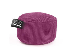 Lumaland | Hocker Pouf Cord | 50 l, Weinrot