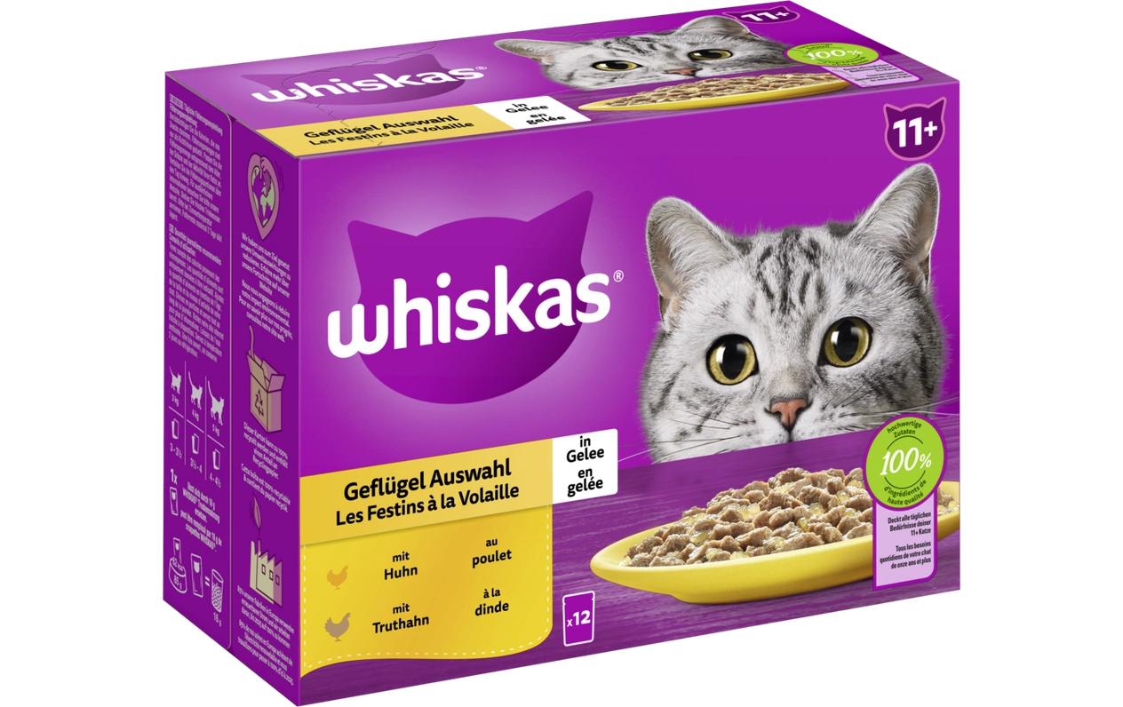 Whiskas Geflügel in Gelee 11+
