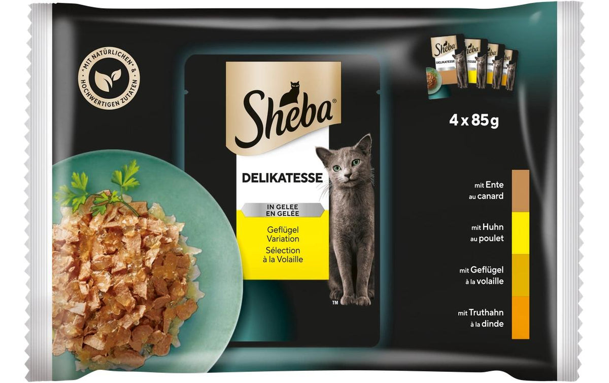 Sheba Delikatesse Gelee Geflügel Variation