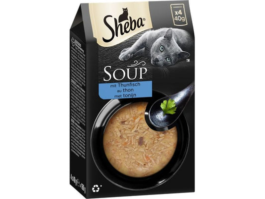 Sheba | Classic Soup mit Thunfischfilet | 4 x 40 g