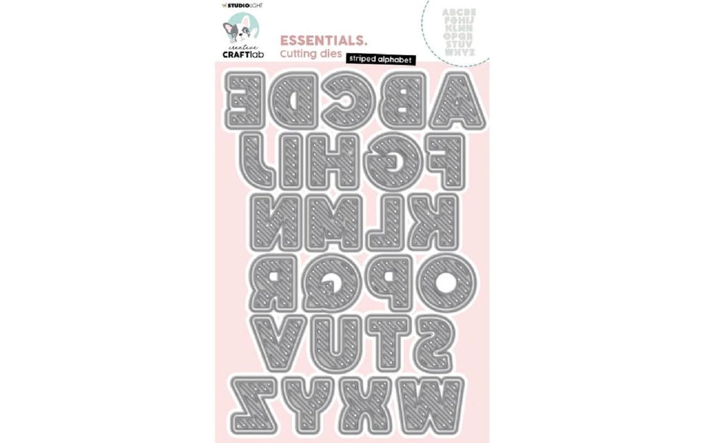 Stanzformen Alphabet Linien Essentials