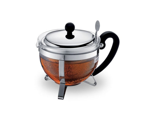 Bodum | Chambord Teebereiter | glänzend, Fassungsvermögen 1.0 Liter