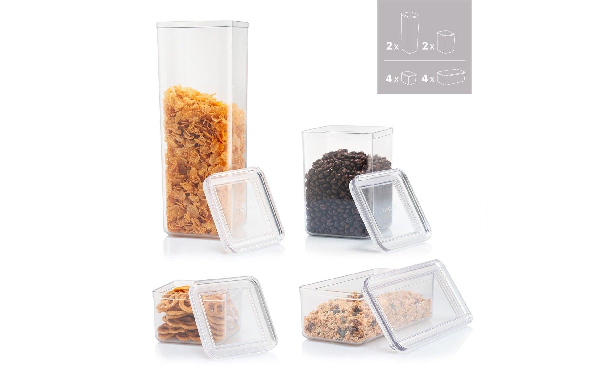 Bodum, Vorratsdose 12er Set Canteen Transpa