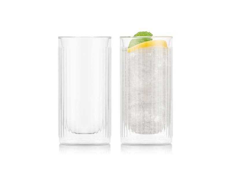 Bodum | Douro Doppelwandgläser Gin& Tonic | 2er Set, Glas, 0.28 Liter