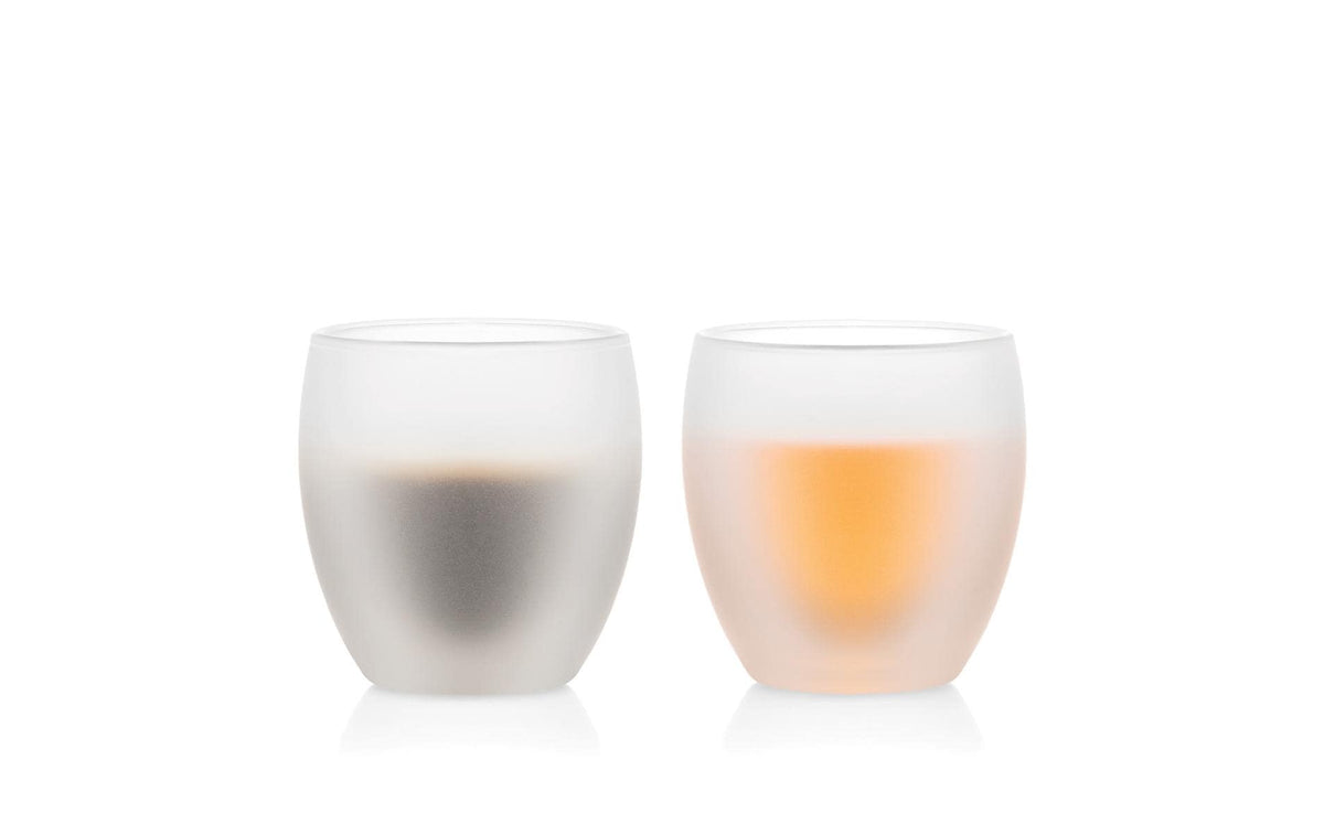 Bodum, Trinkglas Pavina 2er Set Weiss, milc
