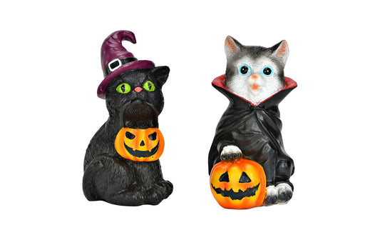 G. Wurm Halloween Katze assortiert