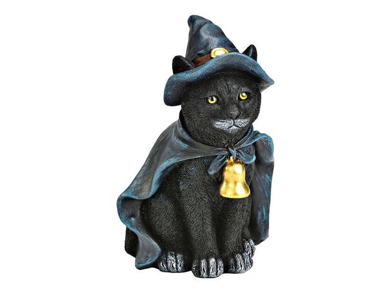 G. Wurm | Aufsteller Halloween Katze | 10x14x9cm