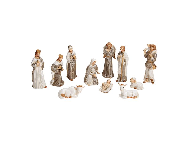 G. Wurm | Krippenfiguren-Set | Porzellan, 11 Stück
